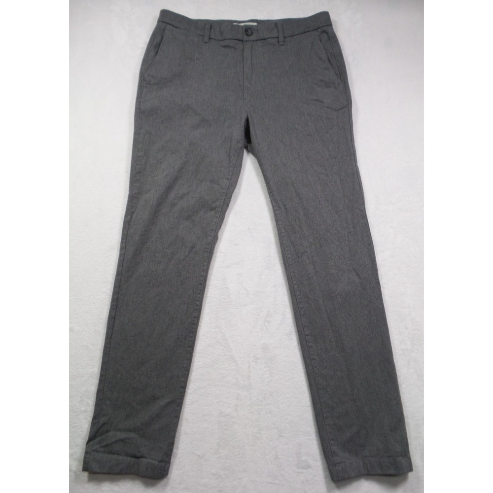 Hawker Rye Pants Mens Size‎ 32 x 32 Gray Slim Straight Leg Mid Rise Stretch